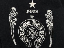 Load image into Gallery viewer, CHROME HEARTS クロムハーツ FOTI HOODIE ZIP フォティ ジップアップフーディ パーカー サイズS ブラック シルバー925 美品 中古 4b011728
