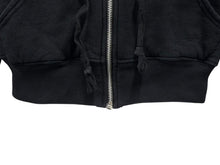 Load image into Gallery viewer, CHROME HEARTS クロムハーツ FOTI HOODIE ZIP フォティ ジップアップフーディ パーカー サイズS ブラック シルバー925 美品 中古 4b011728