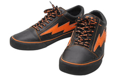 RevengeStorm×Vlone リベンジストーム ヴイローン スニーカー ブラック オレンジ 合成皮革 サイズ 13 中古 良品 4b012018