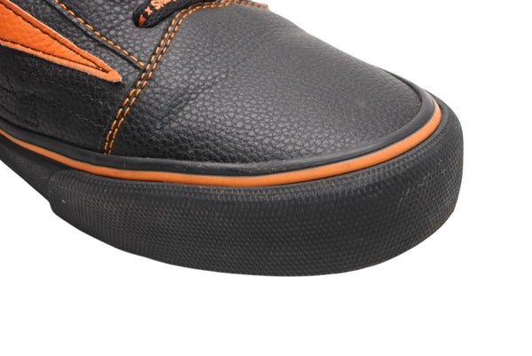 RevengeStorm×Vlone リベンジストーム ヴイローン スニーカー ブラック オレンジ 合成皮革 サイズ 13 中古 良品 4b012018