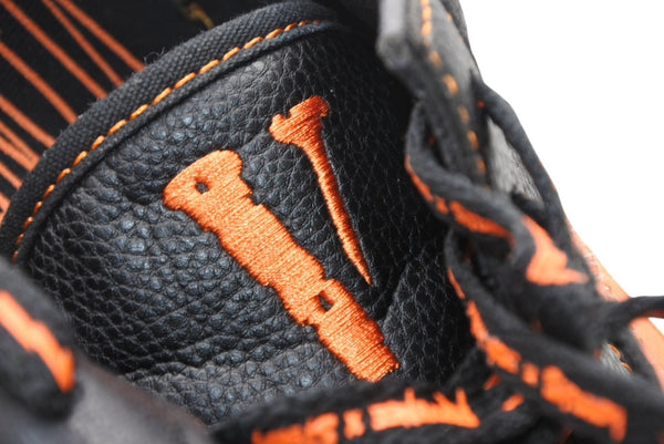 RevengeStorm×Vlone リベンジストーム ヴイローン スニーカー ブラック オレンジ 合成皮革 サイズ 13 中古 良品 4b012018