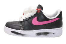 Load image into Gallery viewer, PEACEMINUSONE × Nike Air Force G-DRAGON NIKE ナイキ スニーカー パラノイズ ブラック マルチカラー レザー ゴム 23cm 中古 良品 4b011829