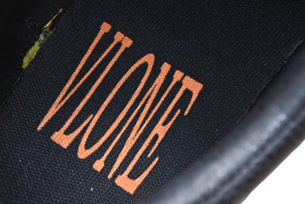 RevengeStorm×Vlone リベンジストーム ヴイローン スニーカー ブラック オレンジ 合成皮革 サイズ 13 中古 良品 4b012018