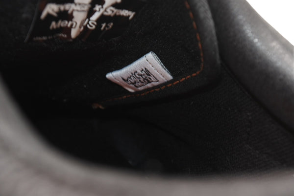 RevengeStorm×Vlone リベンジストーム ヴイローン スニーカー ブラック オレンジ 合成皮革 サイズ 13 中古 良品 4b012018