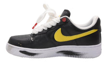 Load image into Gallery viewer, PEACEMINUSONE × Nike Air Force G-DRAGON NIKE ナイキ スニーカー パラノイズ ブラック マルチカラー レザー ゴム 23cm 中古 良品 4b011829