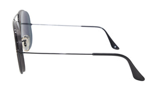 極美品 Ray-Ban レイバン AVIATOR LARGE METAL Ⅱ ティアドロップ 度入りサングラス RB3026 L2821 サイズ62□14 ブラック 中古 4b011532