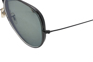 極美品 Ray-Ban レイバン AVIATOR LARGE METAL Ⅱ ティアドロップ 度入りサングラス RB3026 L2821 サイズ62□14 ブラック 中古 4b011532