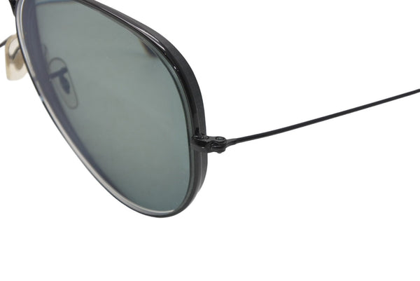 極美品 Ray-Ban レイバン AVIATOR LARGE METAL Ⅱ ティアドロップ 度入りサングラス RB3026 L2821 サイズ62□14 ブラック 中古 4b011532