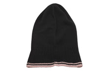 Load image into Gallery viewer, 新品同様 CHANEL シャネル ニットキャップ バラクラバ ココマーク カシミア シルク ブラック ピンク 中古 4b012351