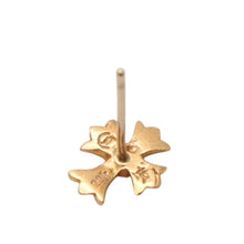 Load image into Gallery viewer, CHROME HEARTS クロムハーツ CHクロス スタッドピアス パヴェ ダイア 22K 1.2ｇシルバー 美品 中古 4b012180