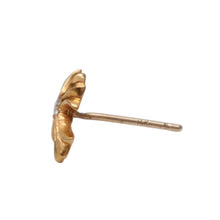 Load image into Gallery viewer, CHROME HEARTS クロムハーツ CHクロス スタッドピアス パヴェ ダイア 22K 1.2ｇシルバー 美品 中古 4b012180