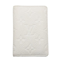 Load image into Gallery viewer, LOUIS VUITTON ルイヴィトン トリヨン モノグラム ポルトフォイユ ブラザ カードケース M83066 カーフスキン ホワイト 美品 中古 4b012349