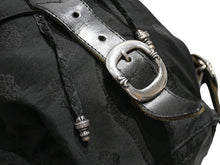 Load image into Gallery viewer, CHROME HEARTS クロムハーツ ナイロン ラージ フレアニー ガンスリンガー バックパック ブラック シルバー金具 美品 中古 4b012324