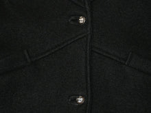 Load image into Gallery viewer, 極美品 CHROME HEARTS クロムハーツ クロスボール カシミヤ コート サイズM ブラック 中古 4b012353