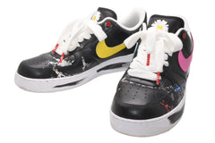 PEACEMINUSONE × Nike Air Force G-DRAGON NIKE ナイキ スニーカー パラノイズ ブラック マルチカラー レザー ゴム 30cm 中古 良品 4b011830