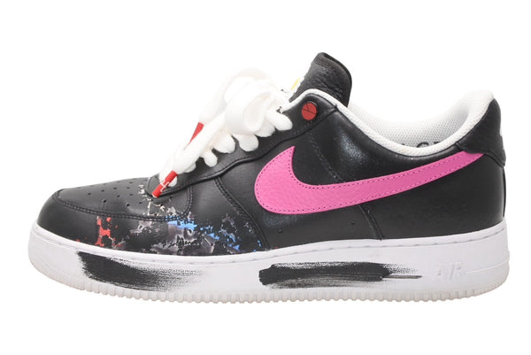 PEACEMINUSONE × Nike Air Force G-DRAGON NIKE ナイキ スニーカー パラノイズ ブラック マルチカラー レザー ゴム 30cm 中古 良品 4b011830