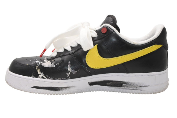 PEACEMINUSONE × Nike Air Force G-DRAGON NIKE ナイキ スニーカー パラノイズ ブラック マルチカラー レザー ゴム 30cm 中古 良品 4b011830