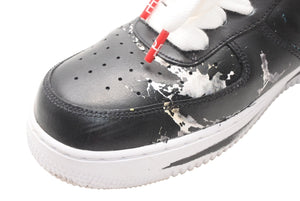 PEACEMINUSONE × Nike Air Force G-DRAGON NIKE ナイキ スニーカー パラノイズ ブラック マルチカラー レザー ゴム 30cm 中古 良品 4b011830