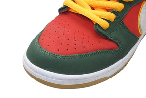 NIKE ナイキ スニーカー ナイキSB ダンク ロープロ プレミアム ファーグリーン ホワイト-ユニバーシティーゴールド 30cm 中古 美品 4b011836