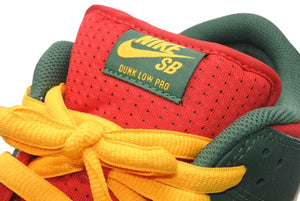 NIKE ナイキ スニーカー ナイキSB ダンク ロープロ プレミアム ファーグリーン ホワイト-ユニバーシティーゴールド 30cm 中古 美品 4b011836