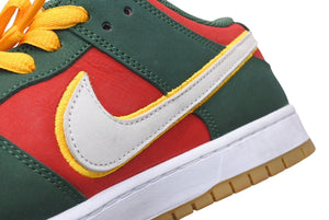 NIKE ナイキ スニーカー ナイキSB ダンク ロープロ プレミアム ファーグリーン ホワイト-ユニバーシティーゴールド 30cm 中古 美品 4b011836