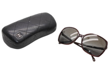 Load image into Gallery viewer, 極美品 CHANEL シャネル ココマーク スクエア シェイプ グラデーション サングラス 40873A ブラウン プラスチック 中古 4b012405