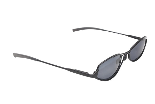 PRADA プラダ オーバル サングラス アイウェア SPR60A 7AB-1A1 メタル プラスチック ブラック 美品 中古 4b012399