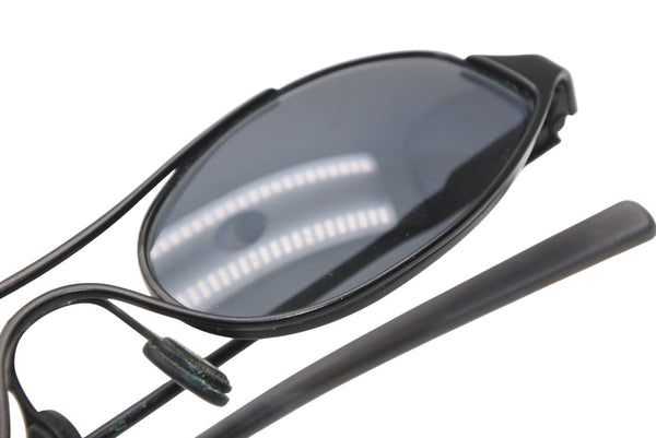 PRADA プラダ オーバル サングラス アイウェア SPR60A 7AB-1A1 メタル プラスチック ブラック 美品 中古 4b012399