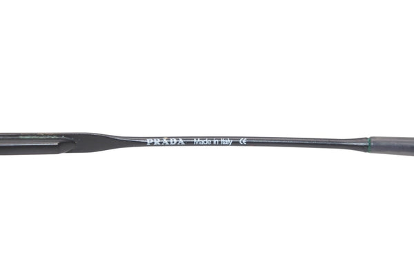 PRADA プラダ オーバル サングラス アイウェア SPR60A 7AB-1A1 メタル プラスチック ブラック 美品 中古 4b012399