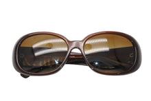 Load image into Gallery viewer, CHANEL シャネル サングラス カメリア 5113-A テンプルフラワー柄 サングラス カラーブラウン サイズ 56□16 130 美品 中古 4b012401
