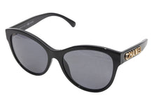 Load image into Gallery viewer, CHANEL シャネル サングラス アイウェア 5458-A c.622/T8 サイズ55□17 140 ココマーク ブラック 美品 中古 4b012409