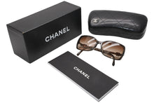 Load image into Gallery viewer, CHANEL シャネル マーブル サングラス ココマーク ロゴ 5218-A カラー ブラウン サイズ 54□16 美品 中古 4b012397