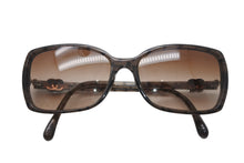 Load image into Gallery viewer, CHANEL シャネル マーブル サングラス ココマーク ロゴ 5218-A カラー ブラウン サイズ 54□16 美品 中古 4b012397