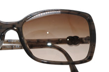 Load image into Gallery viewer, CHANEL シャネル マーブル サングラス ココマーク ロゴ 5218-A カラー ブラウン サイズ 54□16 美品 中古 4b012397