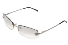 画像をギャラリービューアに読み込む, 極美品 CHANEL シャネル ハーフリム サングラス アイウェア 4093-B c.124/6I サイズ56□16 130 ココマーク ラインストーン 中古 4b012410