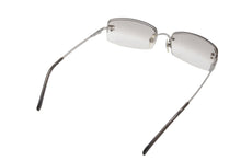 画像をギャラリービューアに読み込む, 極美品 CHANEL シャネル ハーフリム サングラス アイウェア 4093-B c.124/6I サイズ56□16 130 ココマーク ラインストーン 中古 4b012410