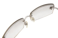 画像をギャラリービューアに読み込む, 極美品 CHANEL シャネル ハーフリム サングラス アイウェア 4093-B c.124/6I サイズ56□16 130 ココマーク ラインストーン 中古 4b012410