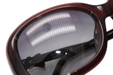 画像をギャラリービューアに読み込む, 極美品 CHANEL シャネル ココマークリボン スクエア グラデーション サングラス 5170-A パープル ブラック サイズ58□17 135 中古 4b012422