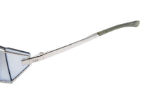 画像をギャラリービューアに読み込む, Christian Dior クリスチャンディオール DIOR TROIKA/SML サングラス アイウェア YB7D1 サイズ115 シルバー ブルー 美品 中古 4b012424