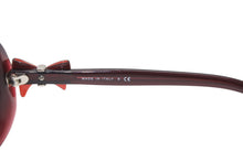 画像をギャラリービューアに読み込む, 極美品 CHANEL シャネル ココマークリボン スクエア グラデーション サングラス 5170-A パープル ブラック サイズ58□17 135 中古 4b012422