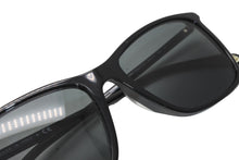 画像をギャラリービューアに読み込む, 新品同様品 CHANEL シャネル アジアンフィット スクエア UVカット サングラス 5447-A ブラック プラスチック サイズ55□17 140 シルバー金具 中古 4b012400
