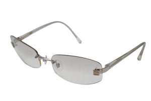 CHANEL シャネル ココマーク リムレス サングラス 4067 c124/61 クリア プラスチック サイズ57□18 130 美品 中古 4b012426