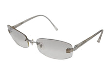 Load image into Gallery viewer, CHANEL シャネル ココマーク リムレス サングラス 4067 c124/61 クリア プラスチック サイズ57□18 130 美品 中古 4b012426