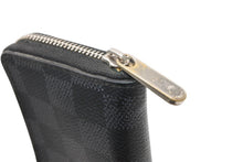 Load image into Gallery viewer, LOUIS VUITTON ルイヴィトン ジッピーコインパース ダミエグラフィット N63076 フランス製 PVC ブラック シルバー 美品 中古 4b011565