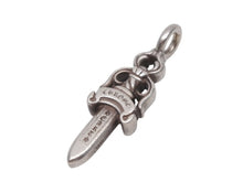 Load image into Gallery viewer, CHROME HEARTS クロムハーツ ダブルダガー ペンダント シルバーネックレストップ シルバー925 21.7g 美品 中古 4b012498