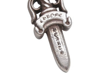 Load image into Gallery viewer, CHROME HEARTS クロムハーツ ダブルダガー ペンダント シルバーネックレストップ シルバー925 21.7g 美品 中古 4b012498