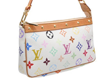 Load image into Gallery viewer, 極美品 LOUIS VUITTON ルイヴィトン ポシェット アクセソワール アクセサリーポーチ M92649 モノグラム マルチカラー 村上隆 中古 4b012468