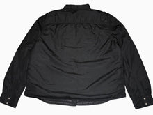 Load image into Gallery viewer, 新品未使用 CHROME HEARTS クロムハーツ ダウン シャツ ジャケット サイズXL クロスボール シルバー925 ブラック 中古 4b012993