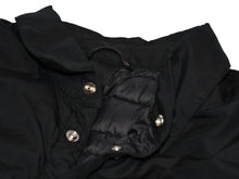Load image into Gallery viewer, 新品未使用 CHROME HEARTS クロムハーツ ダウン シャツ ジャケット サイズXL クロスボール シルバー925 ブラック 中古 4b012993