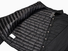 Load image into Gallery viewer, 新品未使用 CHROME HEARTS クロムハーツ ダウン シャツ ジャケット サイズXL クロスボール シルバー925 ブラック 中古 4b012993